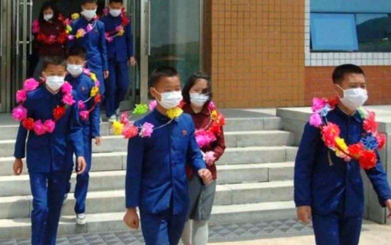Niños Corea del Norte