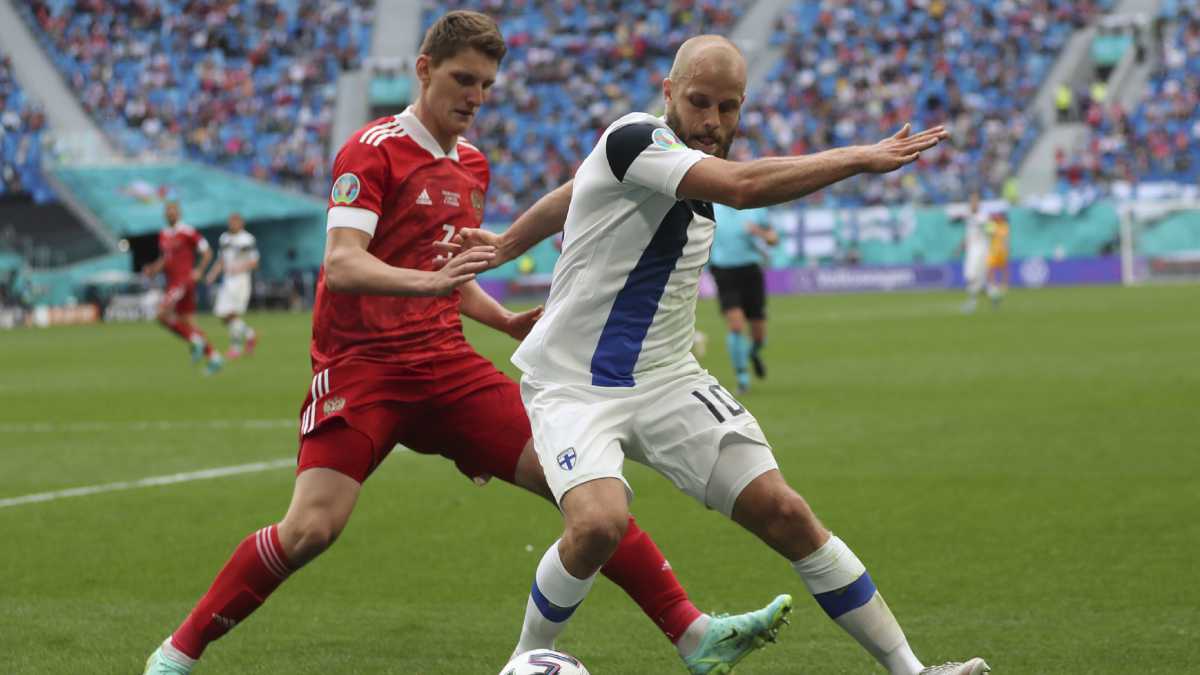 Rusia derrota 1 por 0 a Finlandia.