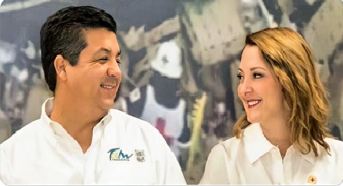 Francisco Garcia Cabeza de Vaca, Gobernador de Tamaulipas y su esposa Mariana Gómez