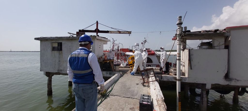 Con Covid marinos en puertos de Tampico y Altamira