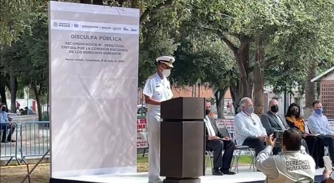 Marina pide disculpas