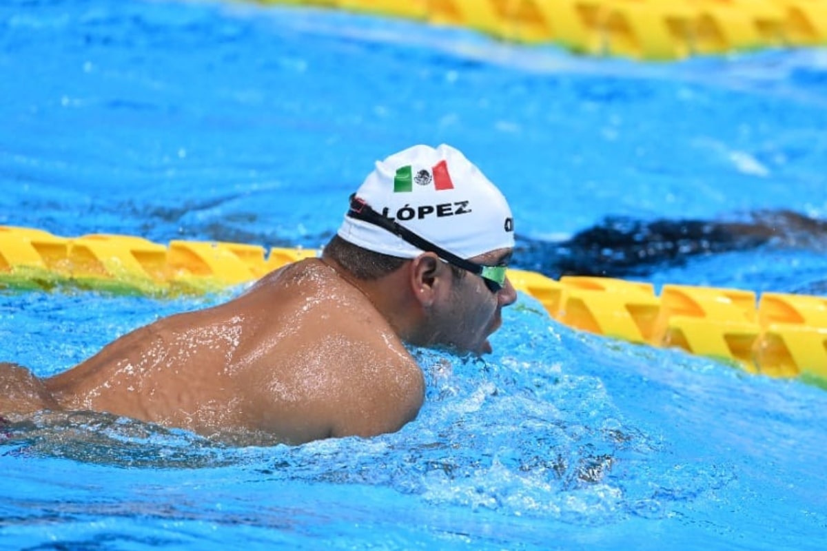 Diego López consiguió la medalla de bronce en la final de los 50 metros dorso S3 en la paranatación de los Juegos Paralímpicos Tokio 2020.