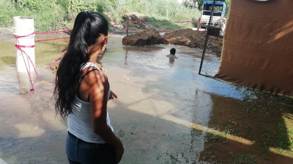 Altamira fuga de agua