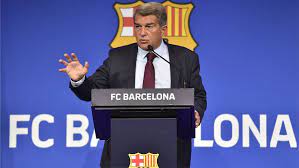 Laporta dio una rueda de prensa por la salida de Messi