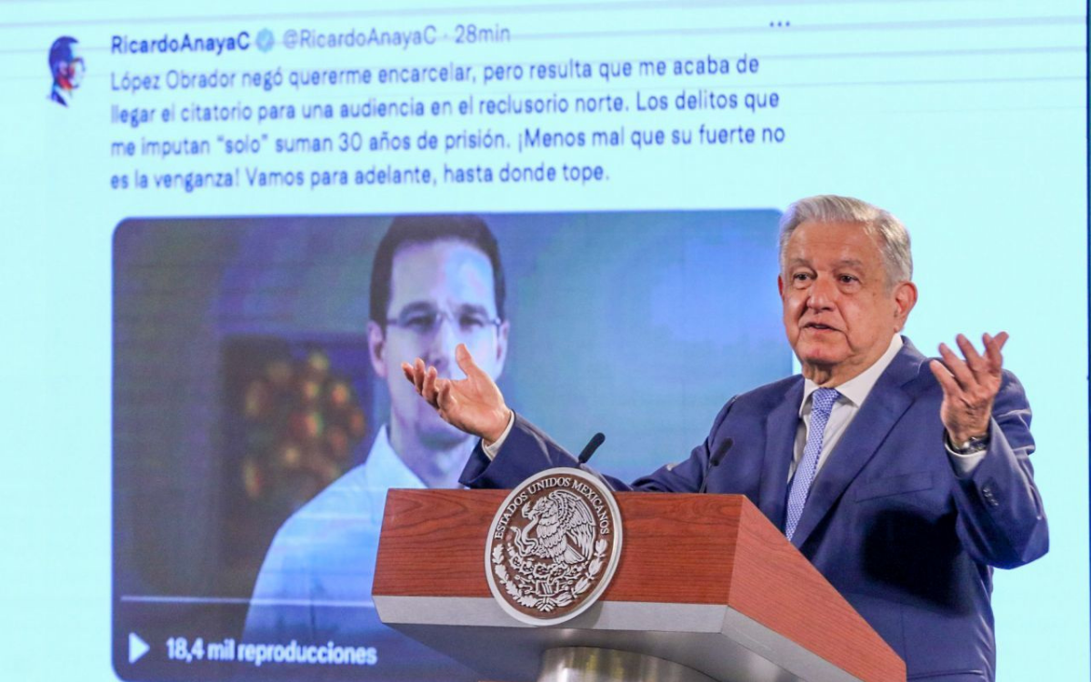 "Es un chueco, hipócrita" sentenció el presidente de la República López Obrador (AMLO) en contestación al último video de Ricardo Anaya.