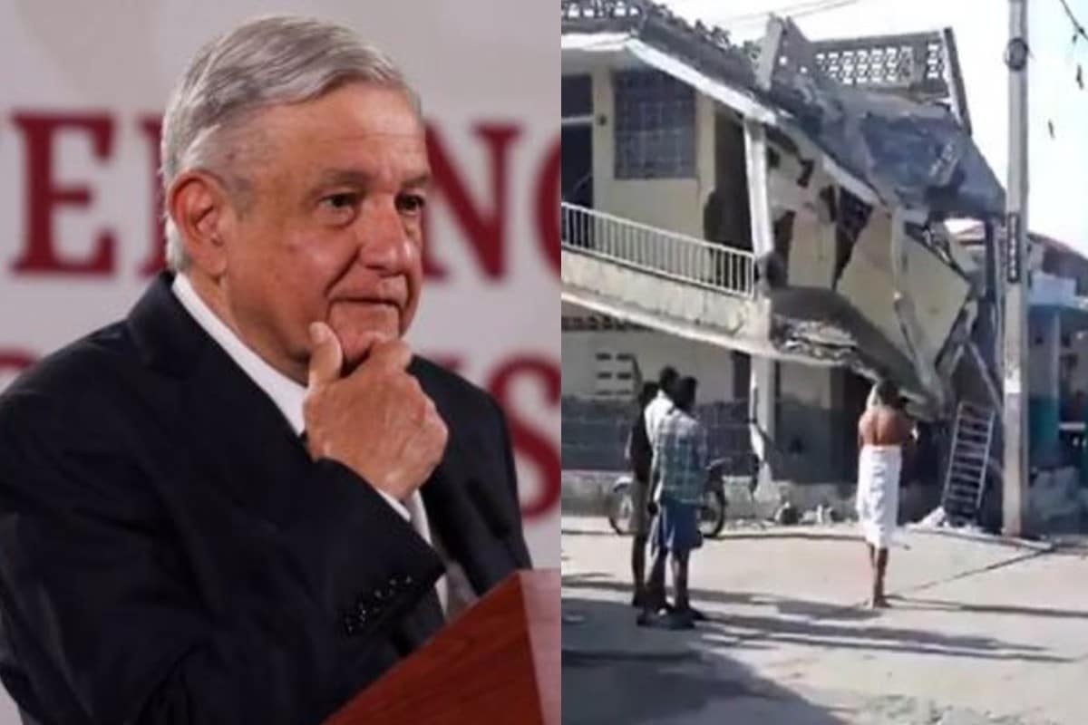 El presidente Andrés Manuel López Obrador lamentó el sismo de este sábado en Haití y notificó que ya se prepara ayuda para enviar a la isla.