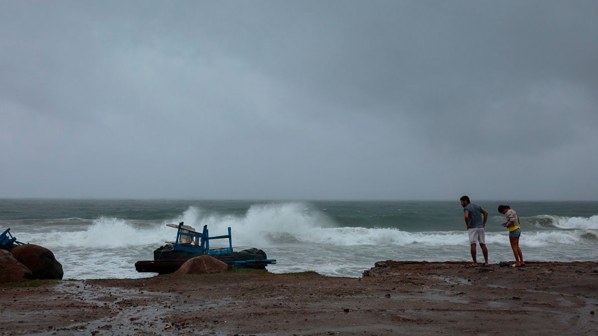 Grace Península YucatáLa Tormenta Tropical 'Grace' se internó esta noche en el Golfo de México dejando atrás la Península de Yucatán, que aún registra lluvias