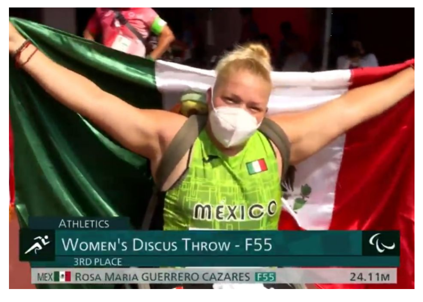 Rosa María Guerrero medalla de bronce