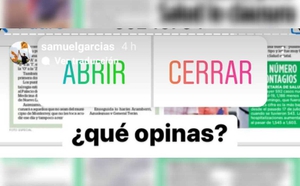 El gobernador electo de Nuevo León, Samuel García, realizó una consulta en Instagram sobre el regreso a clases en su estado.