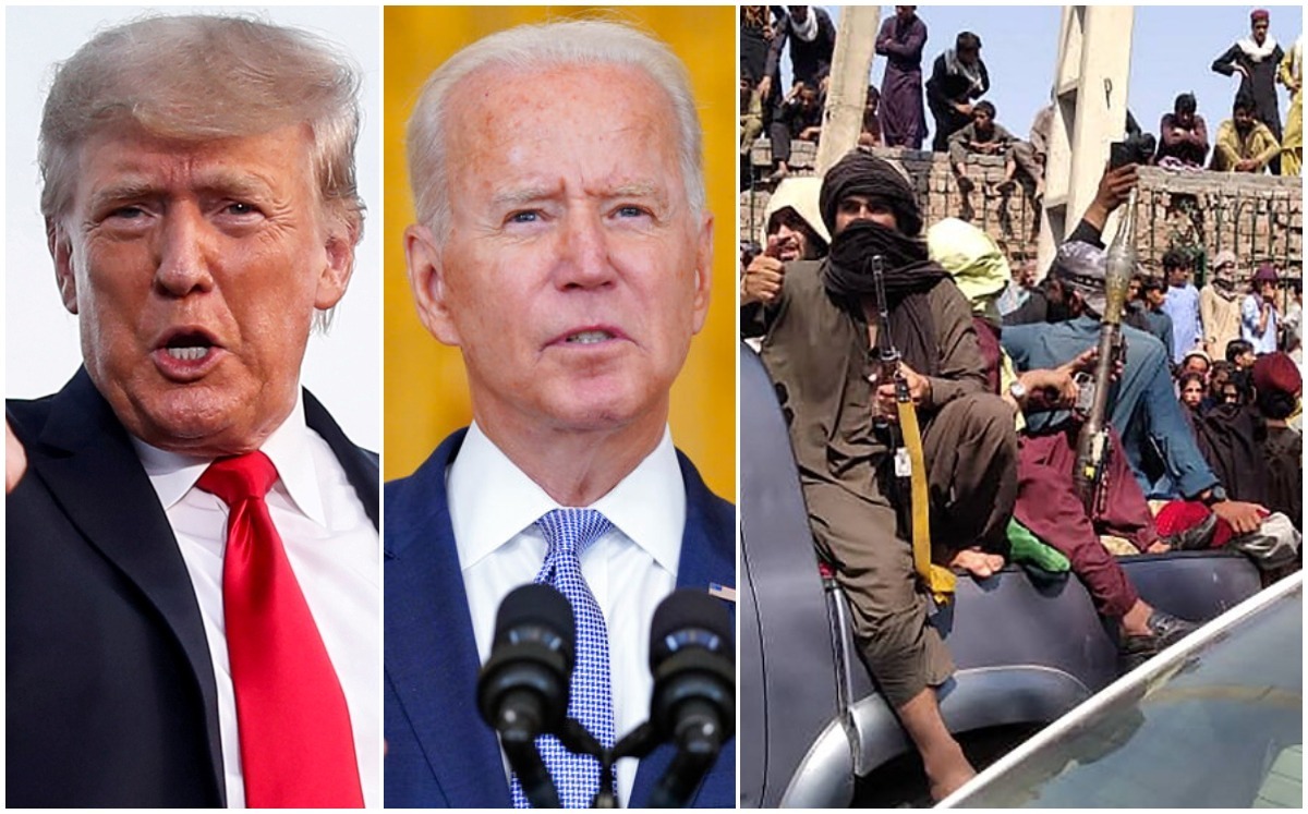 El expresidente Trump señaló que su sucesor, Joe Biden, debería emitir su renuncia tras la victoria de los talibanes en Afganistán.