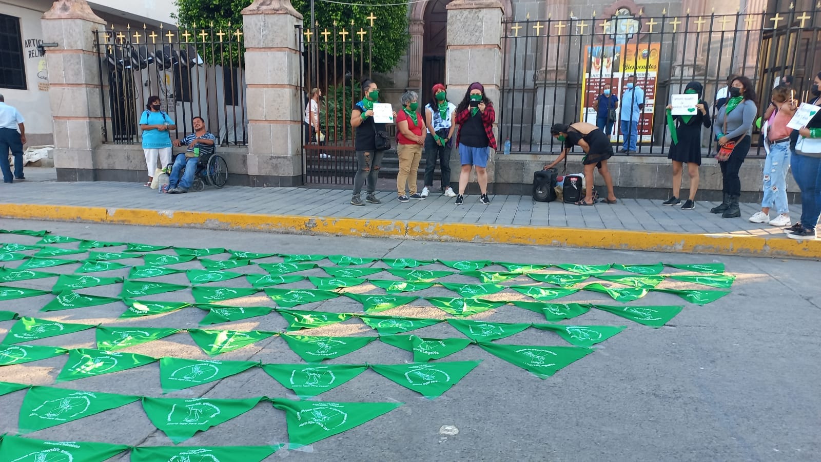 Mujeres se manifestaron en plaza de Madero