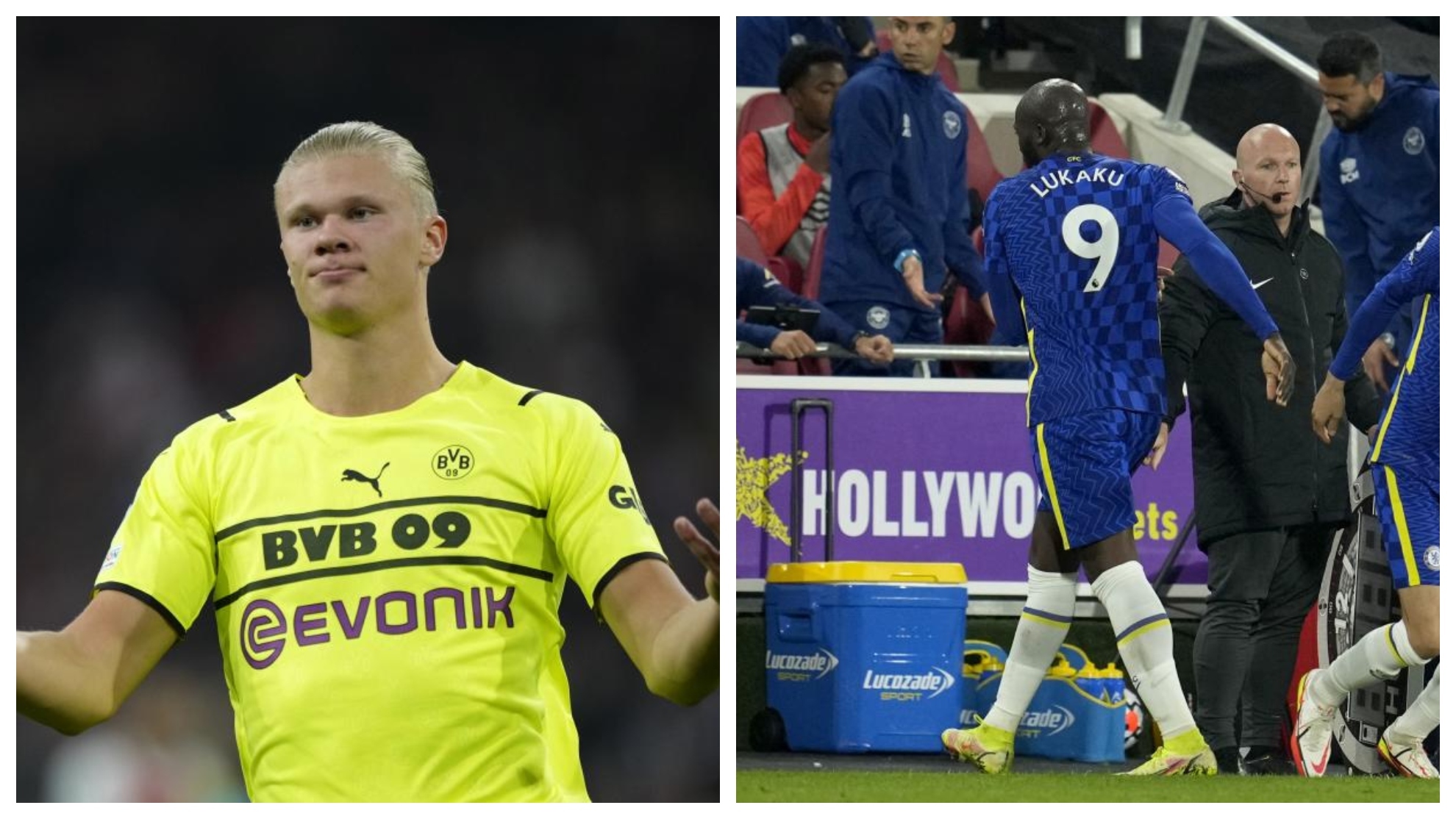 Erling Haaland y Lukaku serán baja por lesión