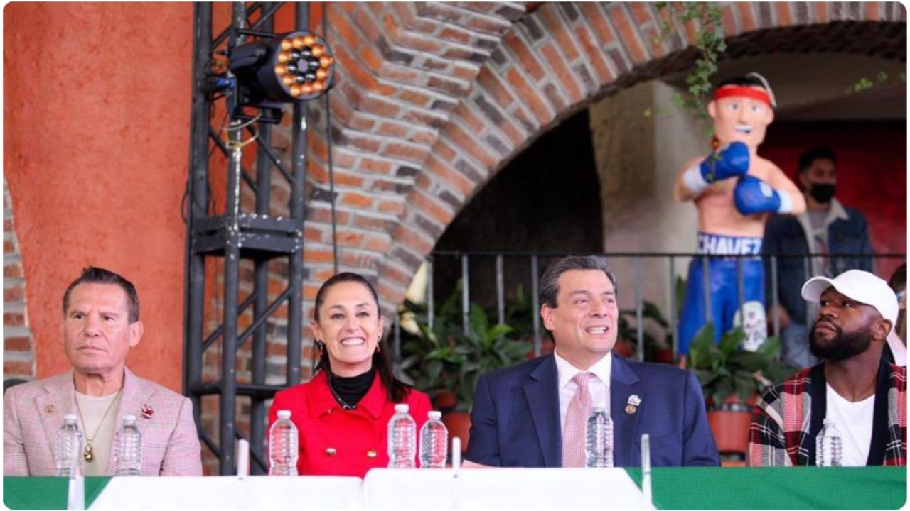 Se reunieron Julio César Chávez y Floyd Mayweather