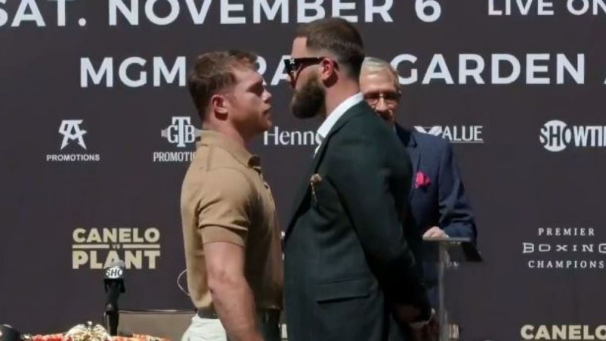Esto le dijo el Canelo Álvarez a Caleb Plant