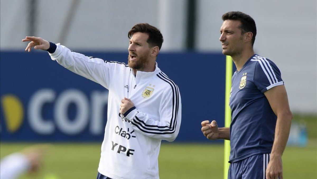 Scaloni confirmó la presencia de Messi contra Brasil