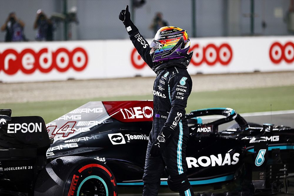 Lewis Hamilton consiguió la pole position