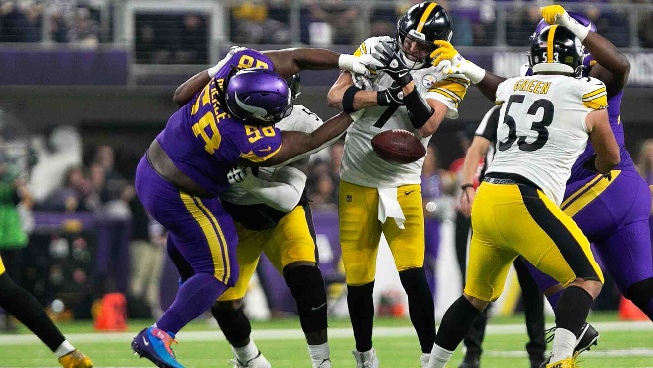 Los Vikings derrotaron 36-28 a los Steelers
