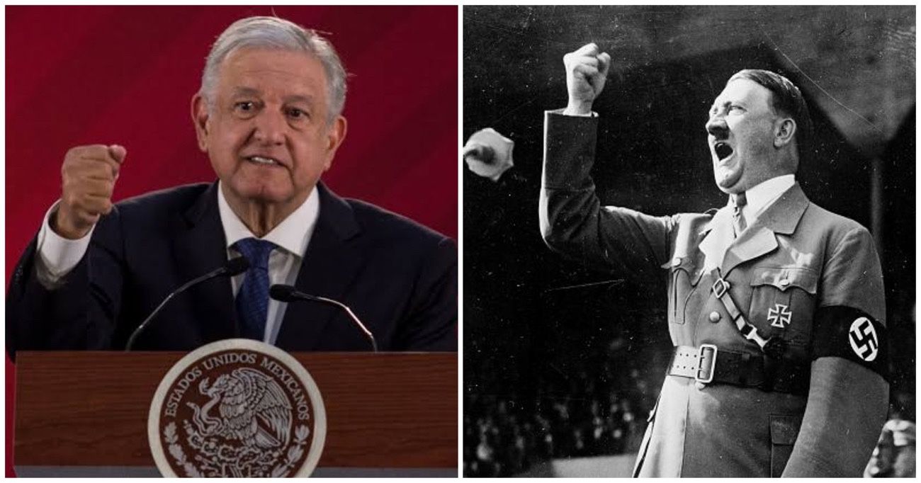 Criticándolo por su convocatoria masiva en el Zócalo, el activista Javier Sicilia comparó a AMLO con Adolf Hitler.
