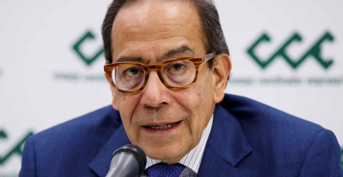 El presidente del Consejo Coordinador Empresarial (CCE), Carlos Salazar, aseguró que el consejo "no fue el autor del perdón" que refiere AMLO