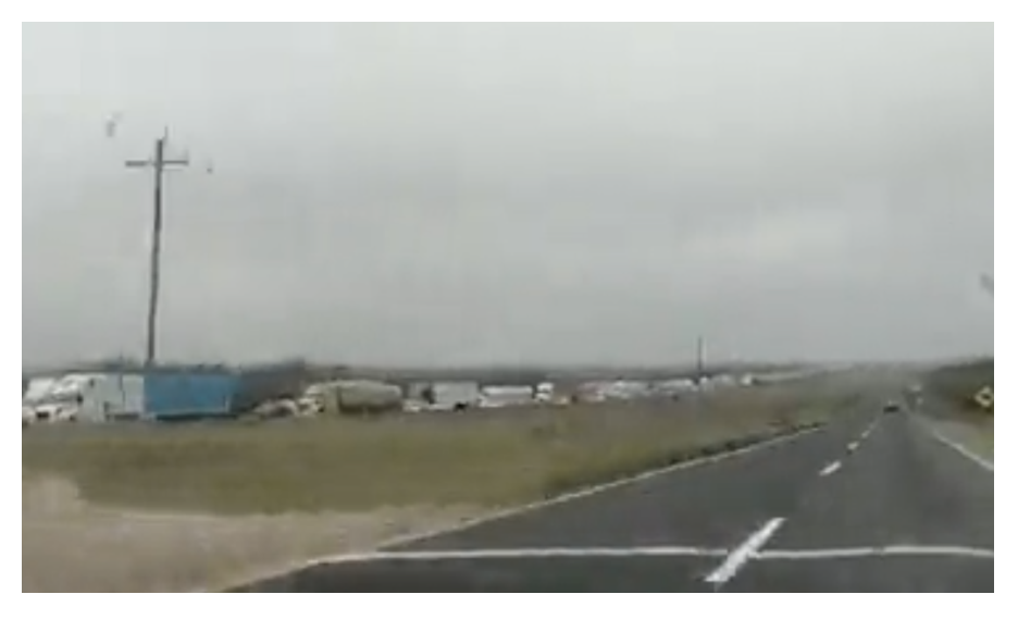 lentitud en la Monterrey-Reynosa