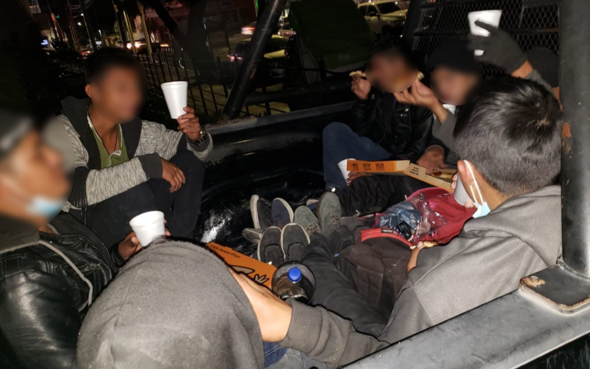 Según reportes oficiales, la Secretaría de Seguridad de Jalisco rescata a 20 menores guatemaltecos que estaban abandonados en Ojuelos.