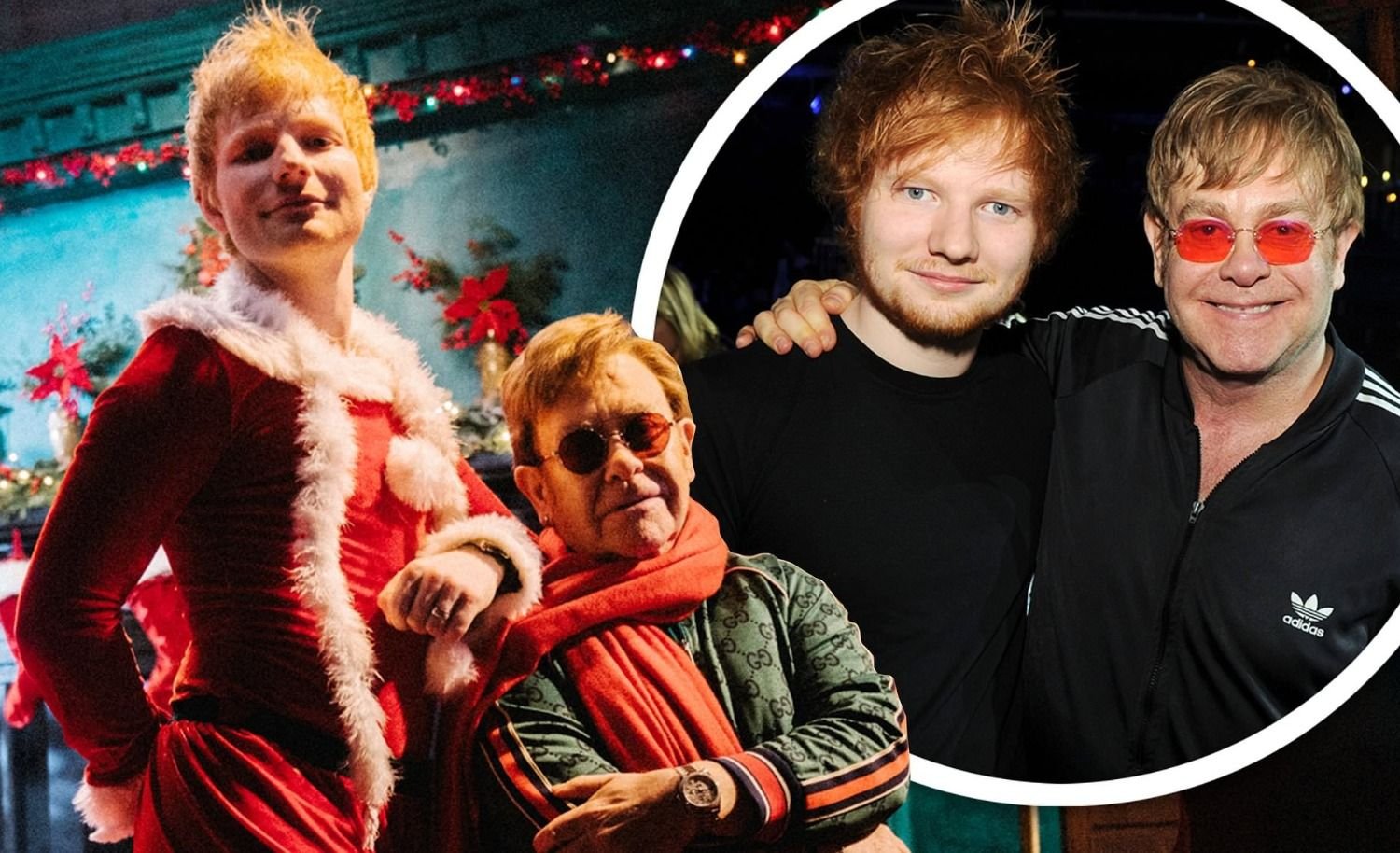 Elton John y Ed Sheeran "Merry Christmas"