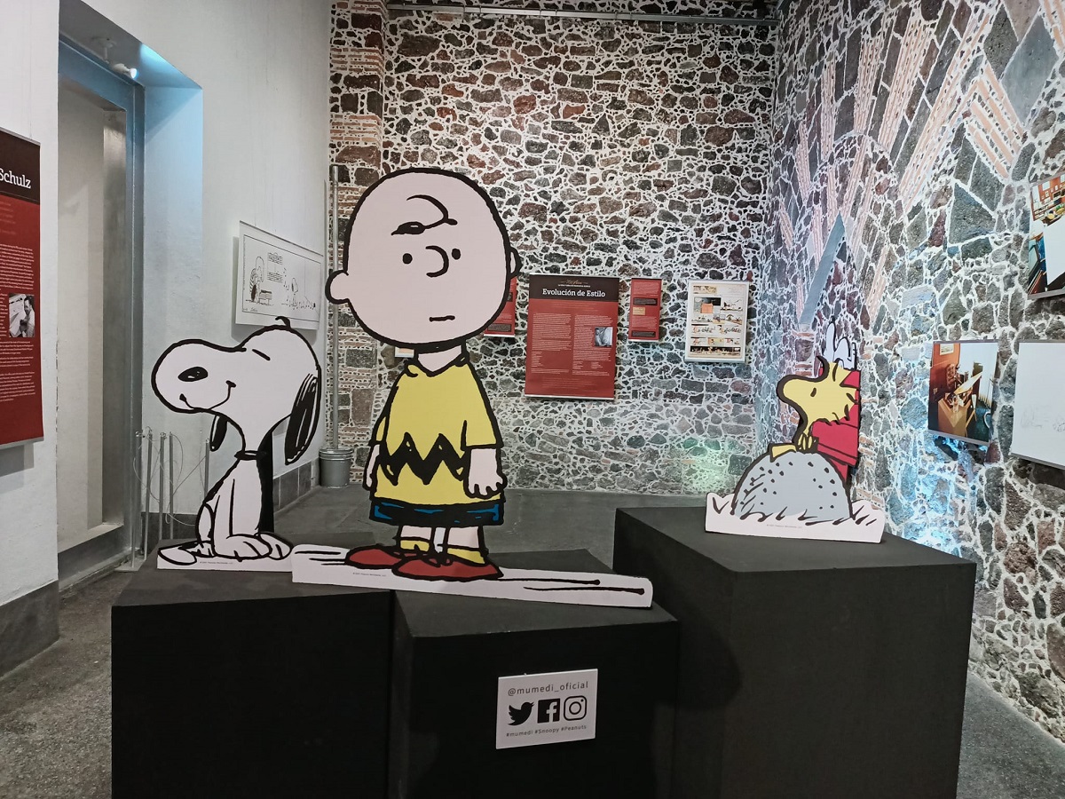 Exposición de Snoopy y sus amigos