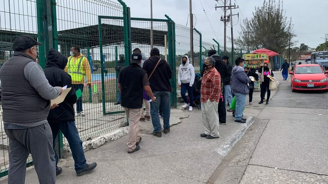 Módulos de vacunación en Tampico