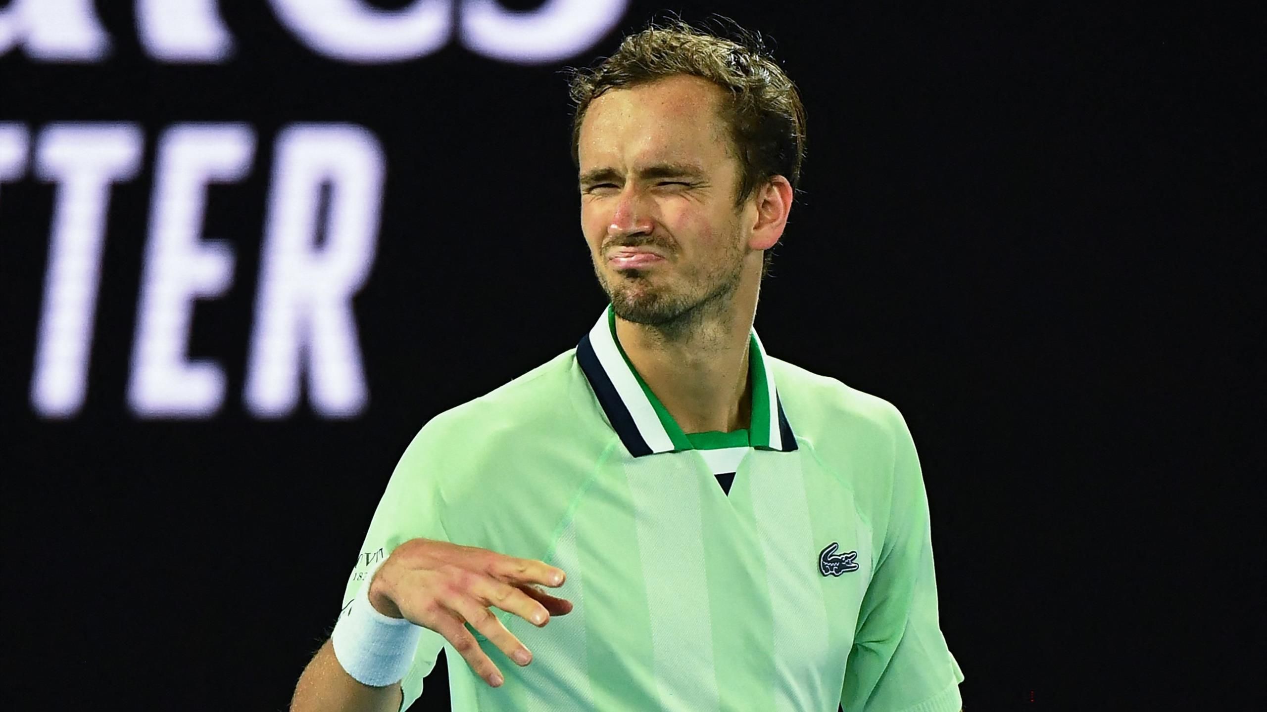 Daniil Medvédev se encaró con el publico