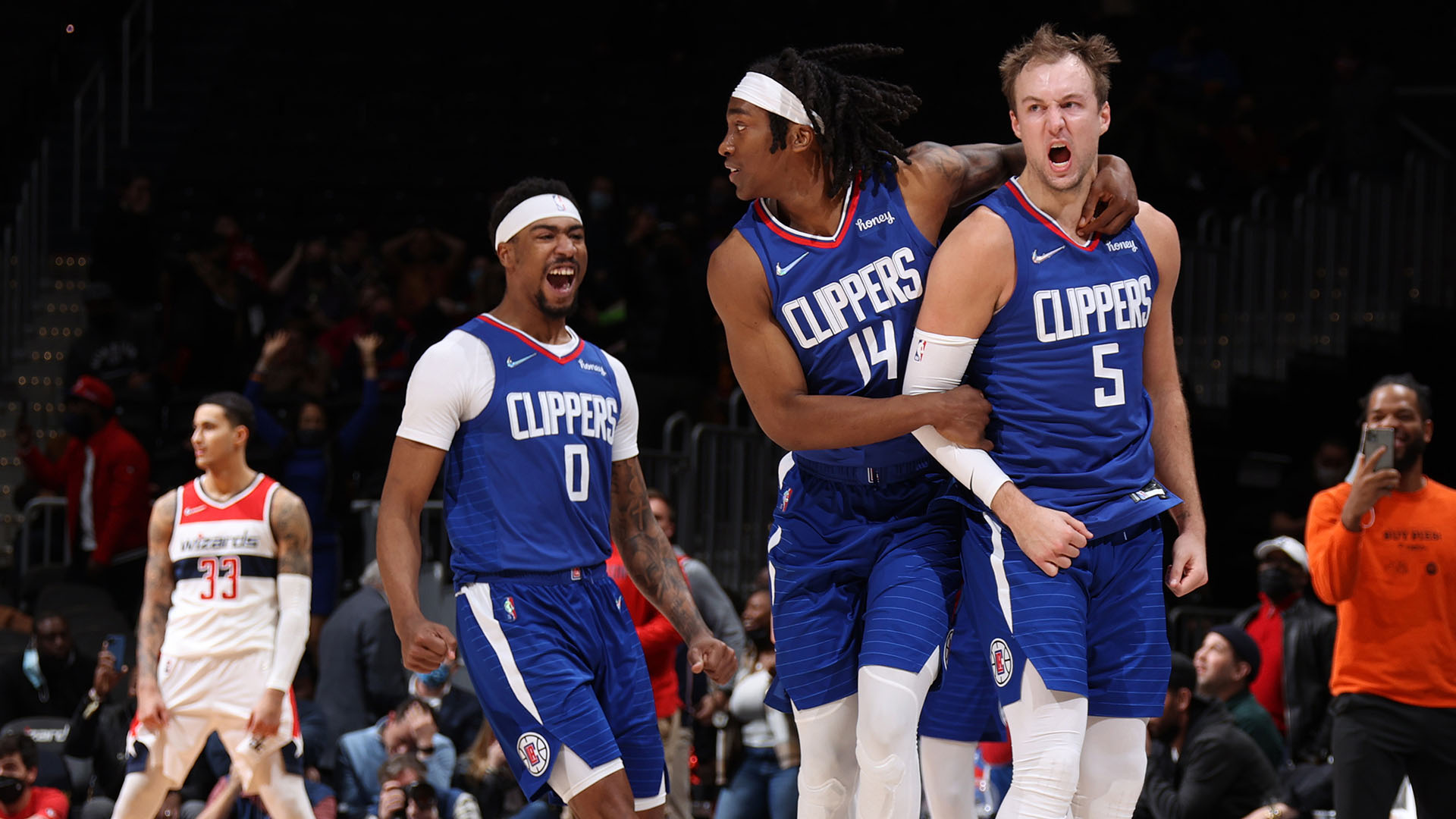 Los Clippers derrotaron 116-115 a los Wizards