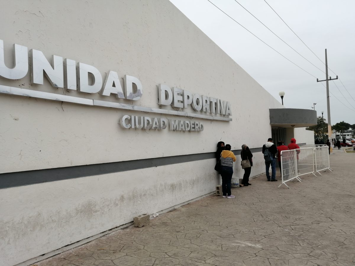 Madero sin filas el último día de vacunación