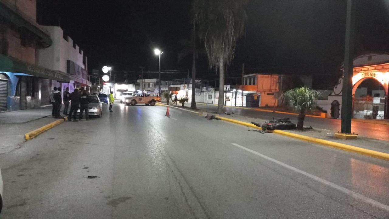 Motociclista alcoholizado choca y muere en Altamira