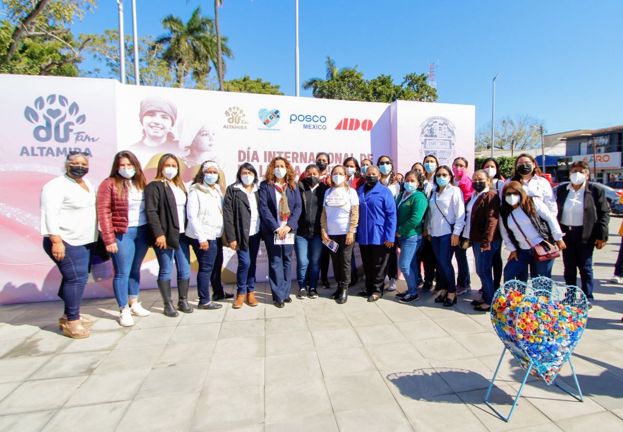 Conmemora DIF Altamira mes contra el cáncer infantil