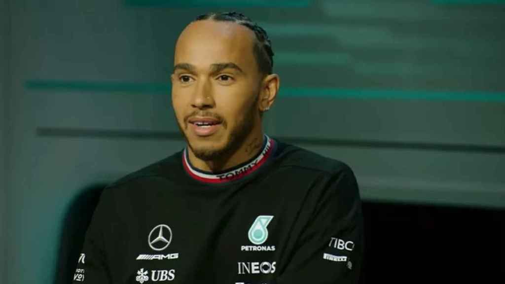 Hamilton habló en la presentación del nuevo coche