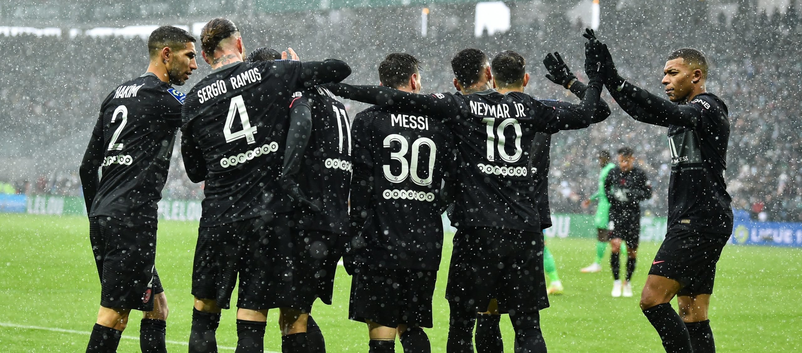 Neymar y Sergio Ramos se preparan