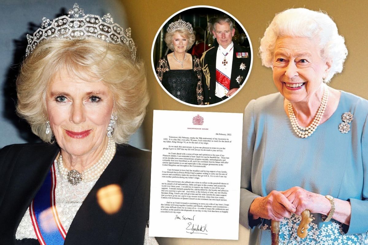 Elizabeth II quiere que Camilla sea reina