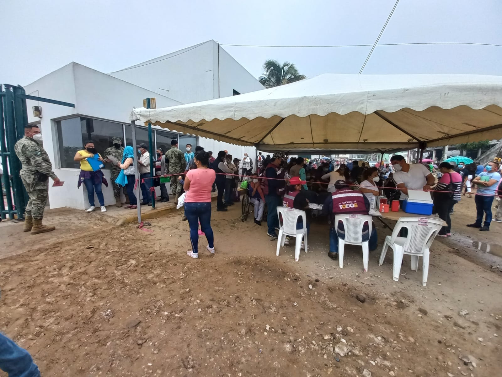 23 mil en Altamira acudieron a vacunarse pese al frío