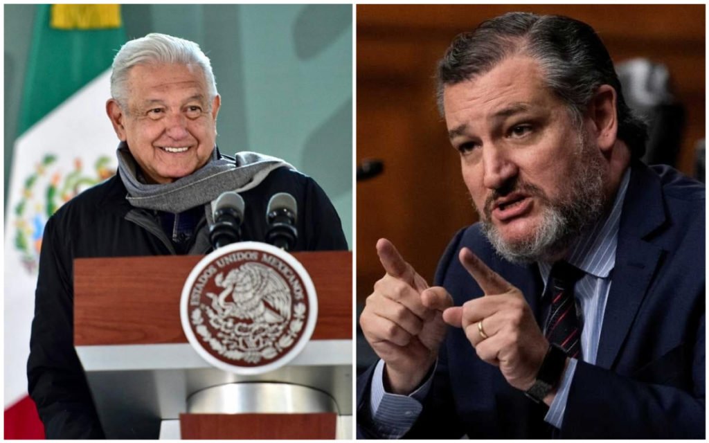 Ted Cruz pide presión de Joe Biden hacia López Obrador y la 4T ante violencia contra periodistas. AMLO se enorgullece.