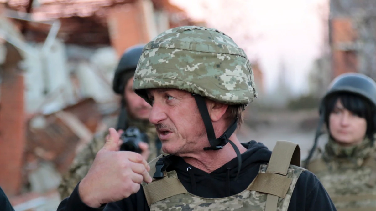 Sean Penn está filmando un documental en Ucrania