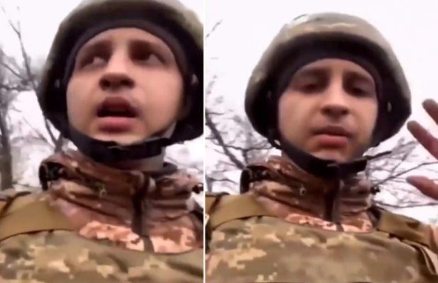 "Mamá, papá, los amo", así se despide militar ucraniano tras bombardeo ruso. El video impactó a los usuarios en redes sociales.