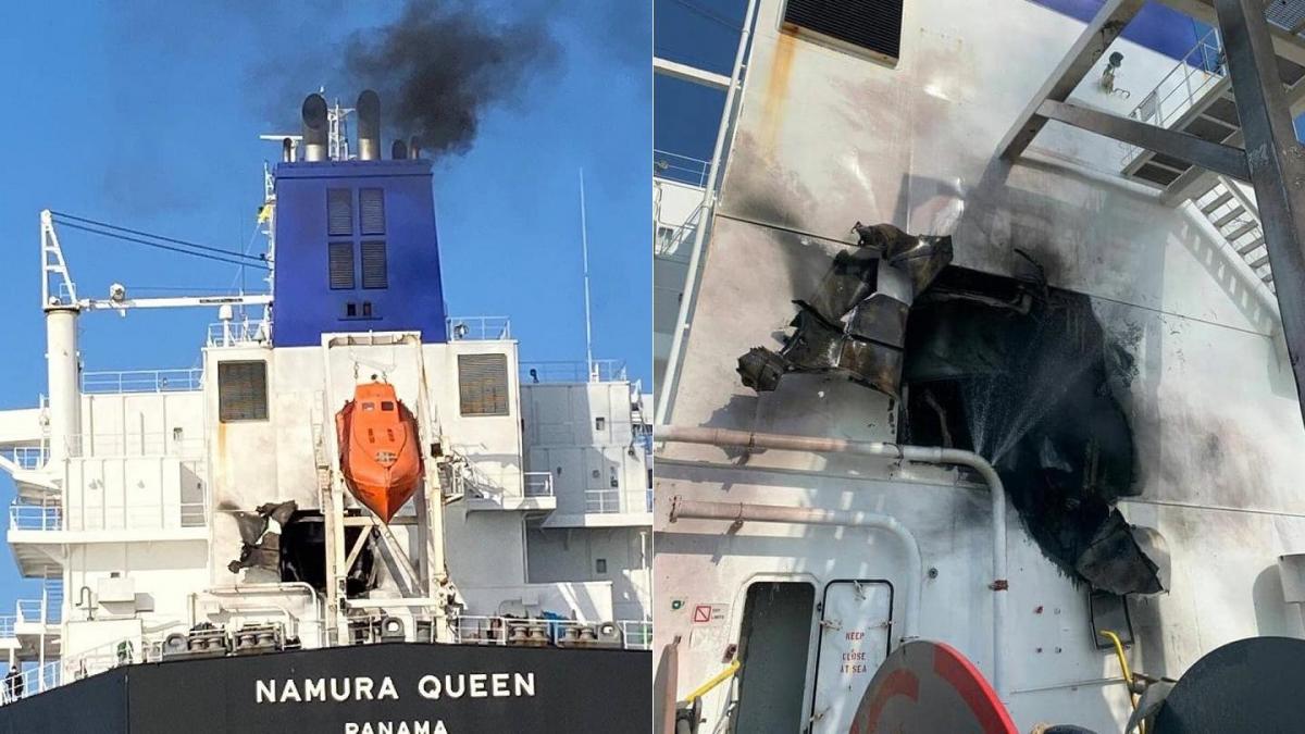 misil ruso golpeó a buque japonés