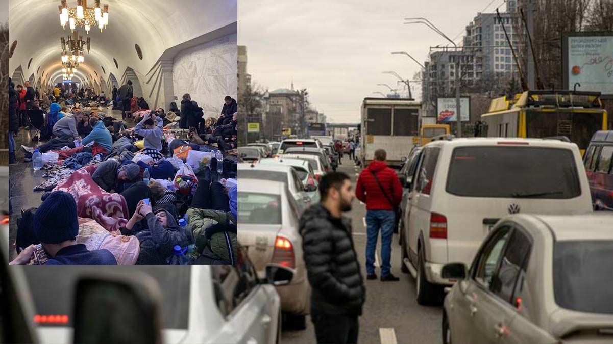 Tras lograr hacer contacto con la embajada, las autoridades reportan a dos mexicanos que están atrapados en Kiev tras la invasión rusa.