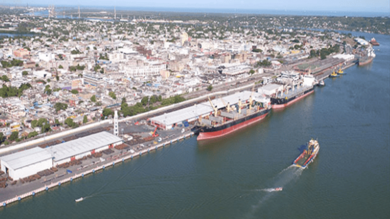 Baja carga en Puerto de Tampico