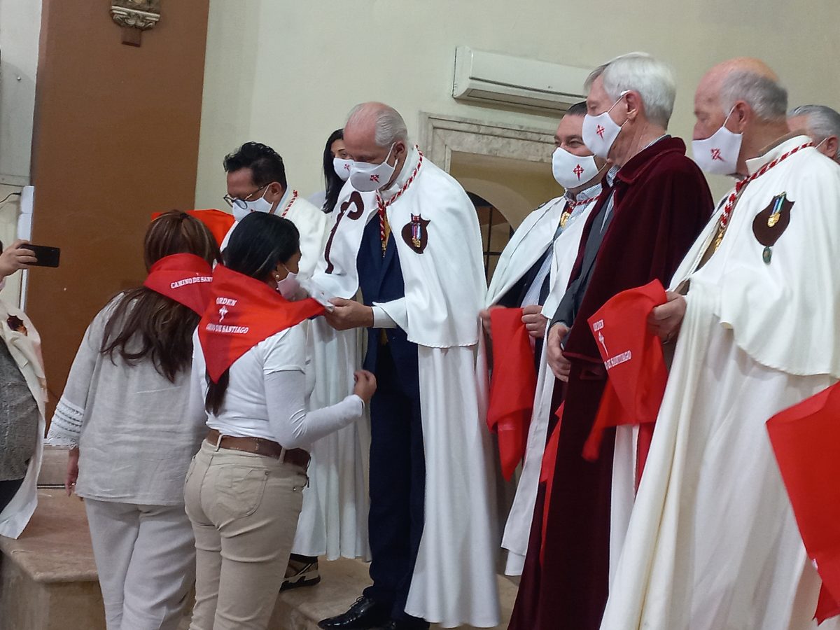 Orden de Santiago visitaron el municipio