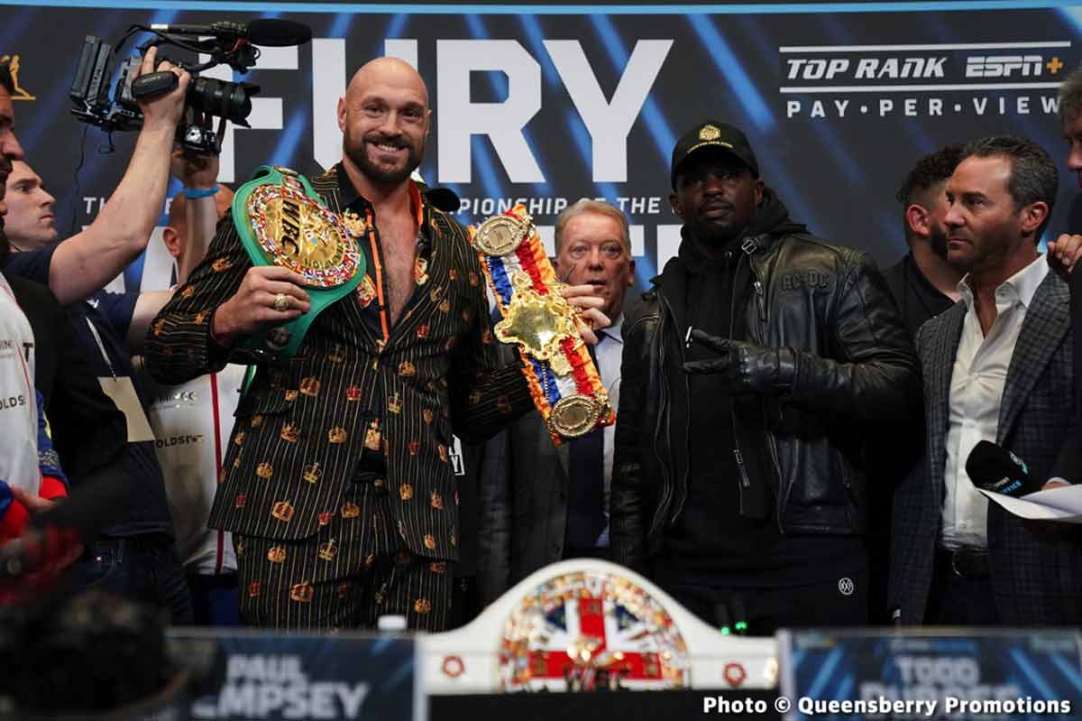 Tyson Fury está en la mejor forma de su carrera