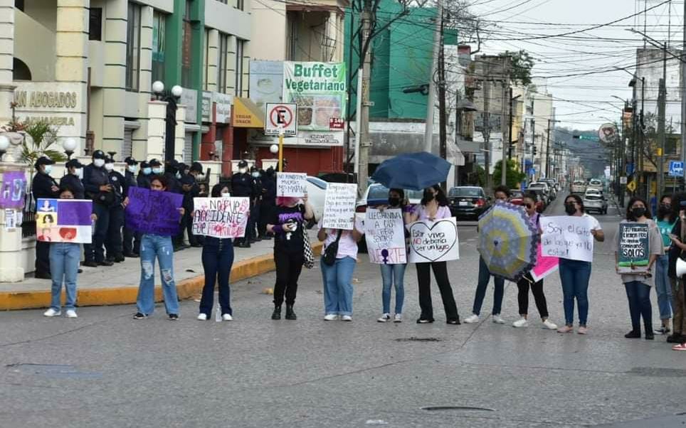 feministas bloquearon zona centro