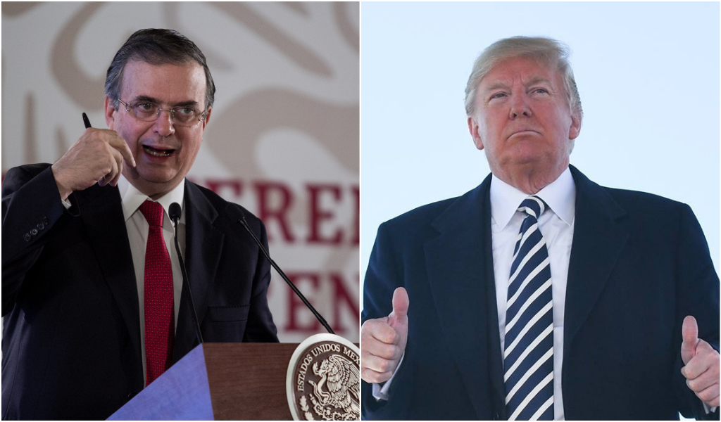 Ebrard revira a Trump, "en este gobierno somos patriotas y no tenemos nada de que avergonzarnos", aseguró el titular de Relaciones Exteriores