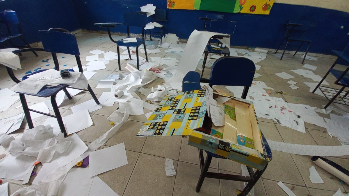 escuela robada por cuarta vez