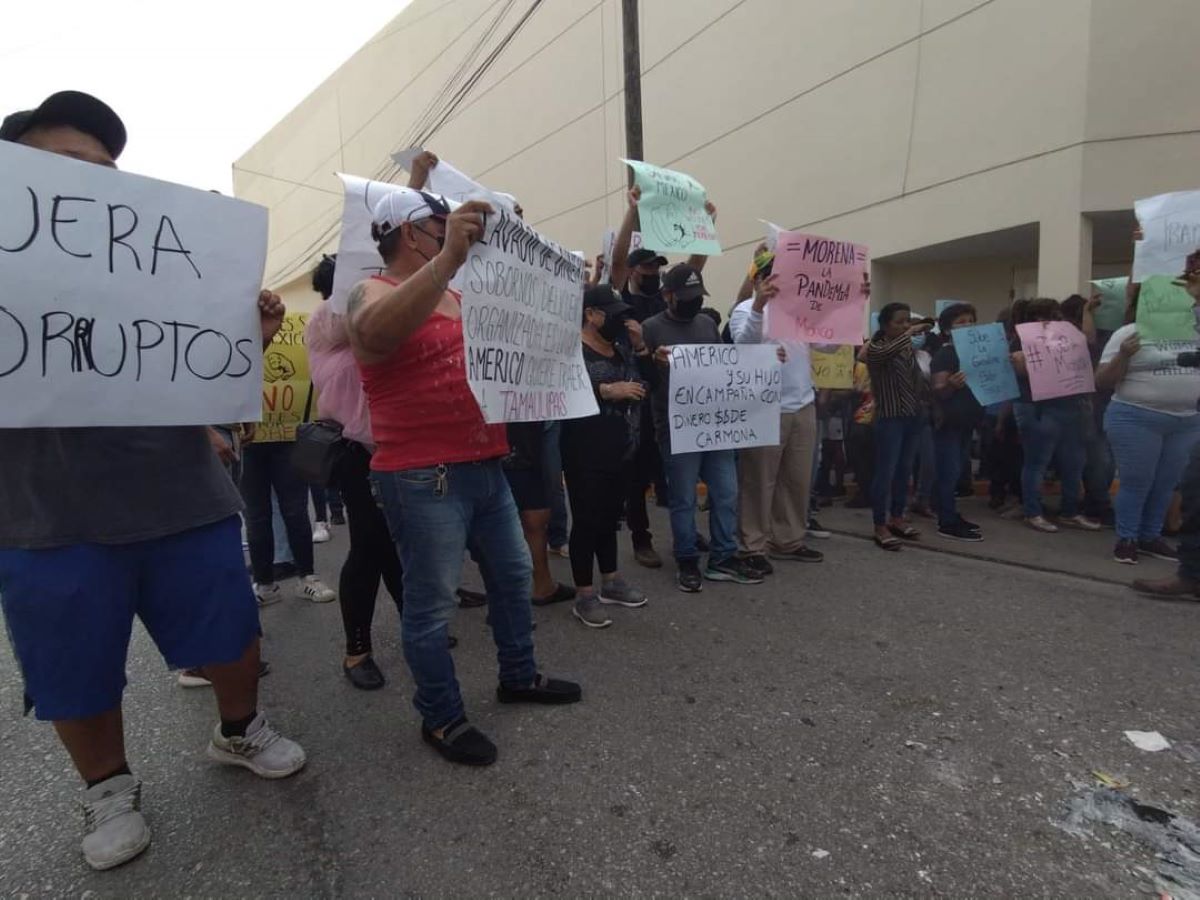 protesta contra Américo Villarreal