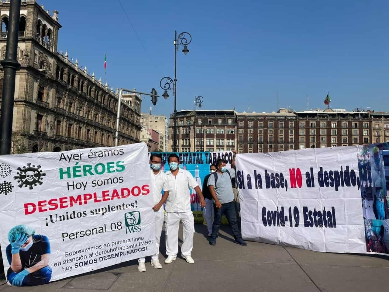 protestan médicos contratación de cubanos